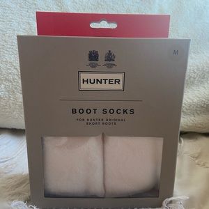 Hunter Original Short Boot Socks - White NWT